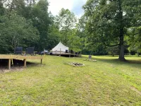 A place for peace… relaxing yurts, pet friendly on a holistic farm in Western NC