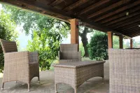 Large apartment with shared swimming pool, located in a natural park, Rome 100 km