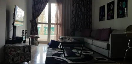 Beautiful view apartment located at Yasmine Hammamet with garden, swimming pool Отели в г. Йасмэн Аммаме