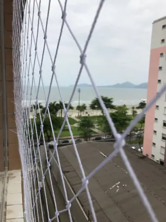 Living room, furnished with sea view 7th floor Отели рядом с достопримечательностью «Museum of the Port of Santos»