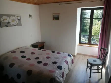 GITE sleeps 5, accessible from the side of the house. Free WIFI Отели в г. Марсена