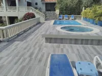 Modern luxury 4BR Sosua Villa, sea view, pool, jacuzzi, walk to beaches, town