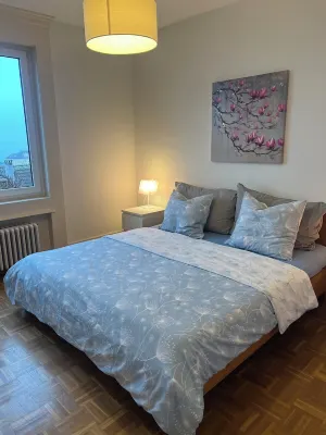 Large penthouse apartment with lake view