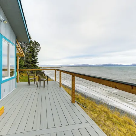 Deck & Panoramic Views: Bayfront House in Homer!