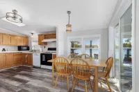 Lakefront Home with Dock, Firepit & Private Deck Hotels in Columbia Township