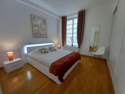 APARTMENT AT THE FOOT OF THE CHATEAU FORT Porte de Bourgogne附近的飯店