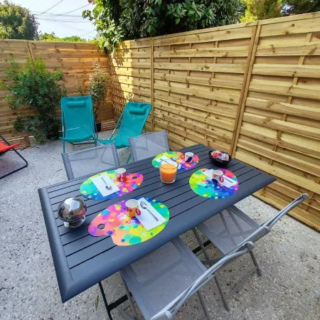 Apartment for 4 people Patio terrace 400 m from the beach Quartier du Parc