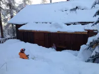 Quiet family chalet in the center of Les Claux resort, 250 minutes from the slopes.<br>