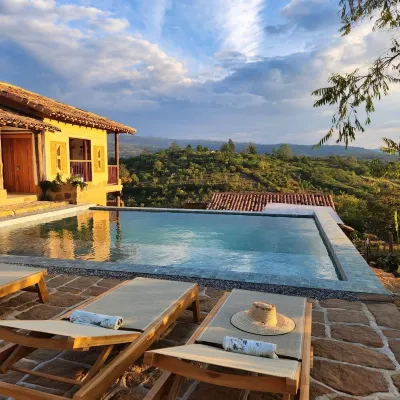 Casa Bocore, Un Lugar Para el Descanso y Disfrute a 4 min en Carro de Barichara โรงแรมใน