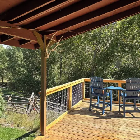 Secluded creek-side ranch house in the heart of Custer County.