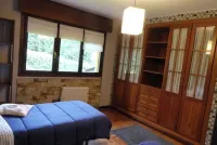 HEATED SWIMMING POOL (all year round) 2 km Ñora beach, 9 Gijón- barbecue, fireplace