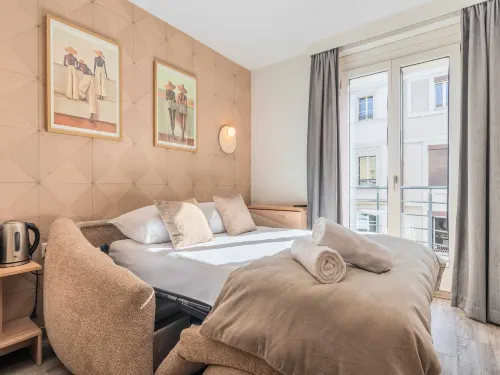 Cosy apartment- 1BR-4P- Geneva