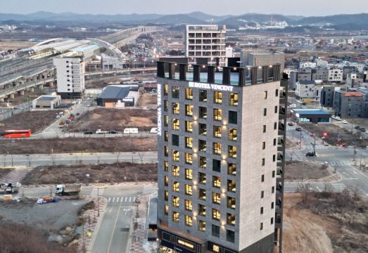 청주 빈센트 HOTEL의 조식 코너