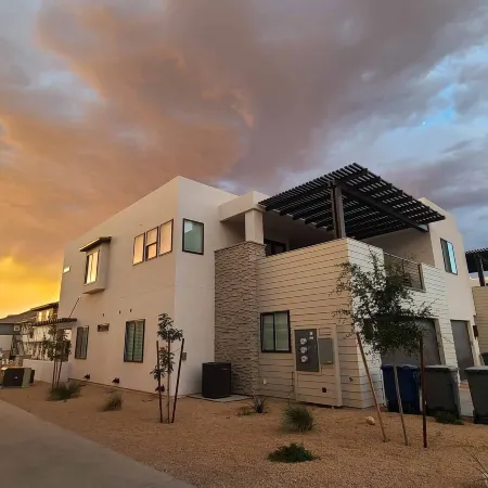 Desert Color Lake House by RedAwning