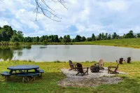 On 62-acre Farm! Waterfront Home w/ Decks & Views - 3-Star