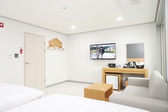 수안보 온천수 욕조
