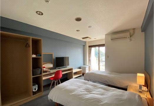 자마미 숙소 테라스 전망