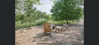 Secluded log cabin at the end of a quiet dead end lane