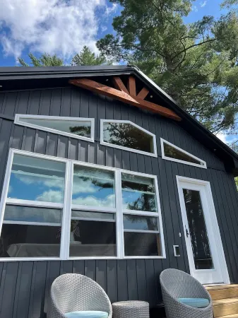 Snowmobiler & Ice Fishing Paradise right on the water with mountain views!