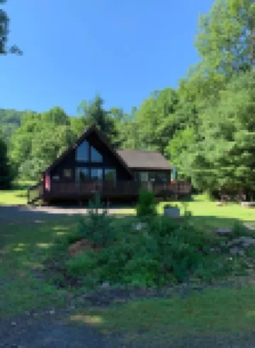 A-Frame cabin off private lake in Bloomsburg, PA