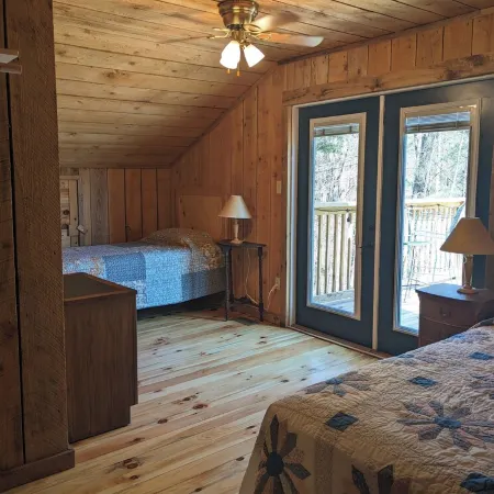 Cozy loft retreat w/Mountain Views in Mtn City near VA Creeper Trail & Damascus.