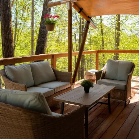Rapids Luxury Canvas on Deer Lake