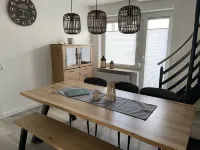 Mila vacation apartment with direct sea view and small sauna Hotels in Laboe