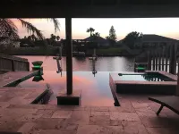 Spectacular Sunsets! Private Pool & Spa on Canal - Walk to Beach & Restaurants!!