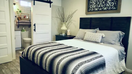 San Diego's Sustainable Couples Retreat, Modern-Rustic Design with Zen Vibes