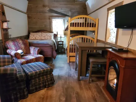 Cozy Northwoods Mini Cabin..... SAUNA/HOT TUB ATV/SNOWMOBILE TRAILS Отели в г. Блэкуэлл