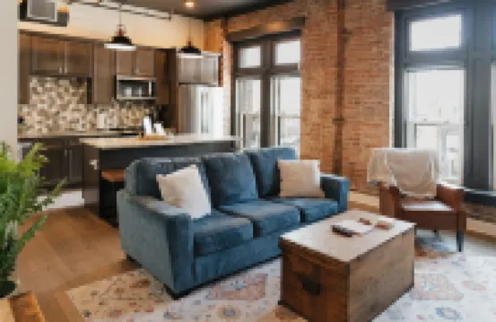 Modern Downtown Troy Loft• 2Br, Brick & Style