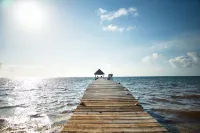 Beachfront Villa With Long Private Pier and Pool