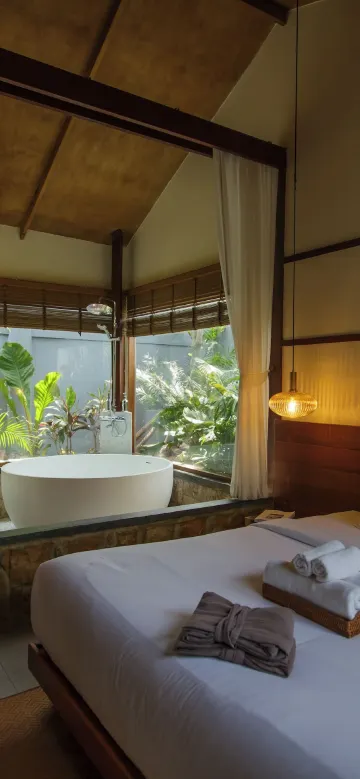 ห้องเตียงคิงไซส์พร้อมอ่างสปา