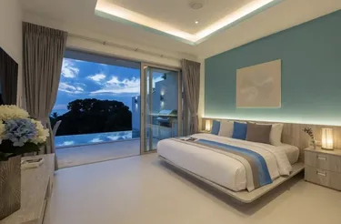 รูปภาพของออร่าวิลล่า 3 ห้องนอนพร้อมวิวทะเล SDV009 บาย สมุยดรีมวิลล่า