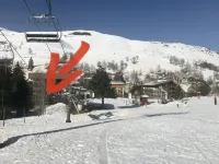 6-person apartment 1 min. from Belle Etoile / ski in, ski out