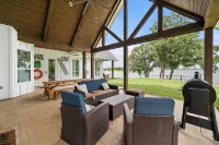 Stunning, New Lakefront Home with Private Boat Ramp