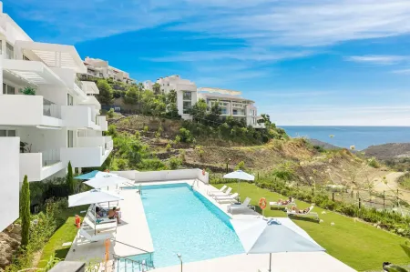 Hillside Flat with Pool by Costarentals - Ref M49