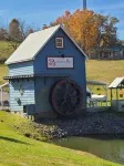 Brownstone Mill by the Pond
