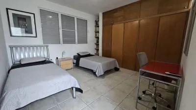 House with amazing architecture with private pool and full A/C.