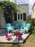 Villa in residence with swimming pool, tennis and direct to the beach in Corsica Hotels in Cervione