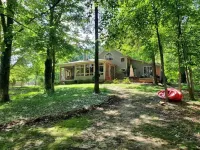 Private dock on Kentucky Lake, views of the water from every room in house
