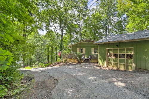 Charming Maggie Valley Getaway w/ Fire Pit! - parking