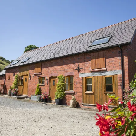 Woodpecker Cottage Отели в г. Лланголлен