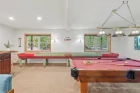 Tawny and Peaceful Game Room Firepit PatioDeck Workspace