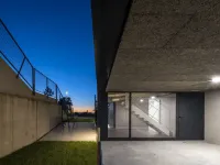 Contemporary architecture near the beach.