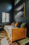 Modern Mountain Mini House- studio house w/ sleeping loft Packwood with WIFI, AC