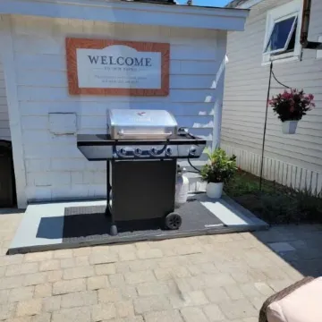 Drop anchor in our studio only steps to the beach