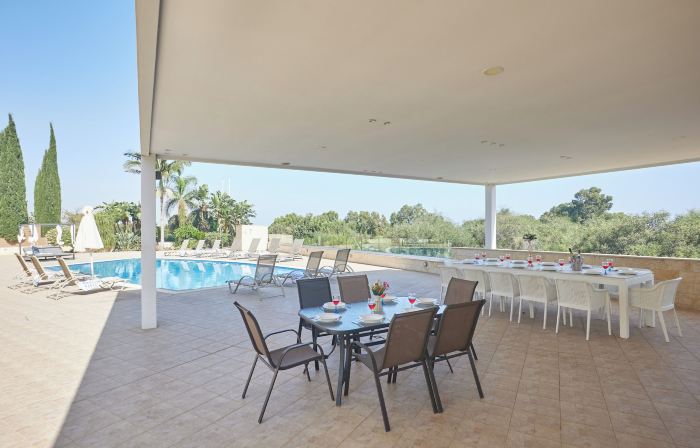 Protaras Holiday Villa Pa7 Private 7 Bedroom Villa
