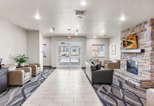 코블스톤 호텔의 깔끔한 객실