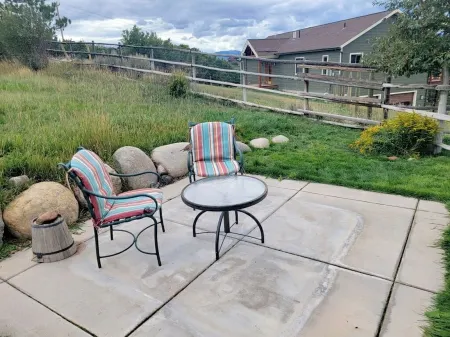 4-bedroom get away with large kitchen, patio and backyard